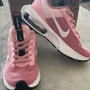 Nike Girl’s Air Max Pink and White Sneakers